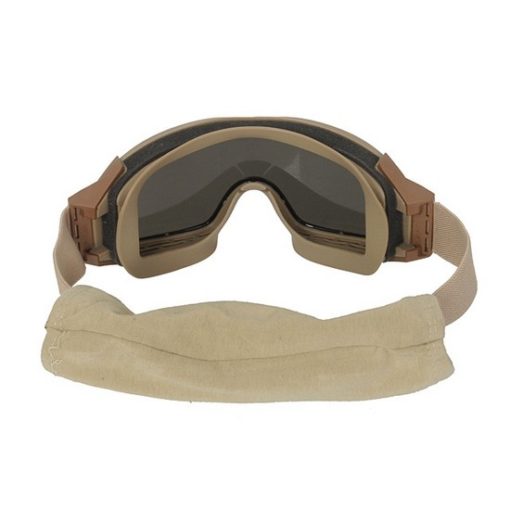 Masque tactique Airsoft tan-3 ecrans