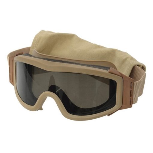 Masque tactique Airsoft tan-3 ecrans