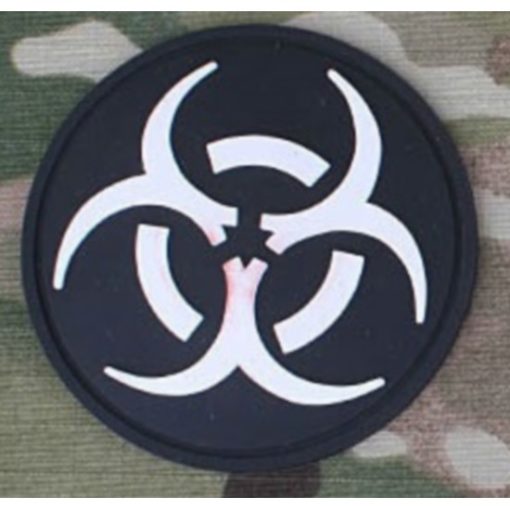 Patch militaire Airsoft Resident Evil noir blanc