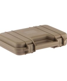 Valise transport tan polymere pour pistolet Airsoft 32 cm