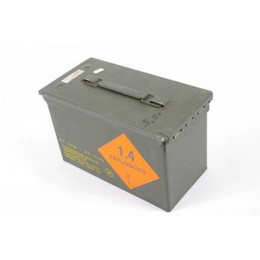 Caisse militaire Airsoft de munitions 28x18x15 métal