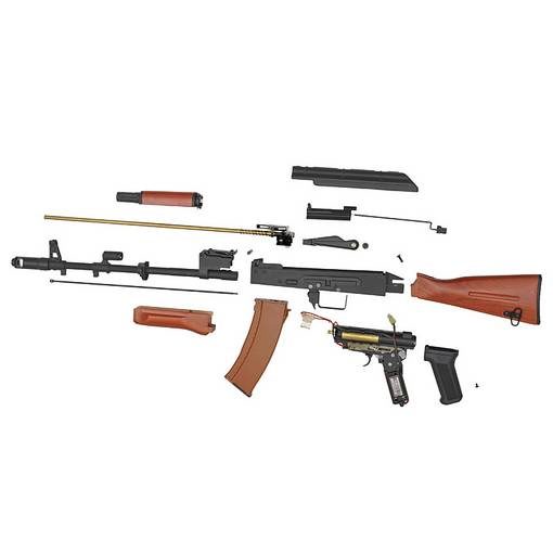 réplique Fusil AK74 RK06W AEG acier et bois complet Dboys