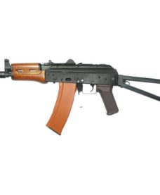 Fusil AK74U AEG crosse rabatable bois acier Classic Army