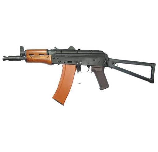 Fusil AK74U AEG crosse rabatable bois acier Classic Army