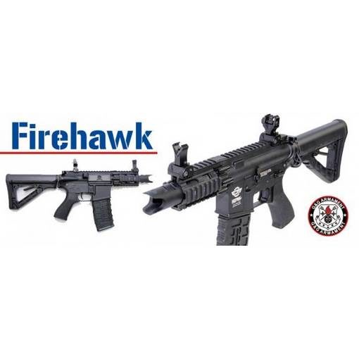 réplique Fusil Fire Hawk AEG noir complet G&G