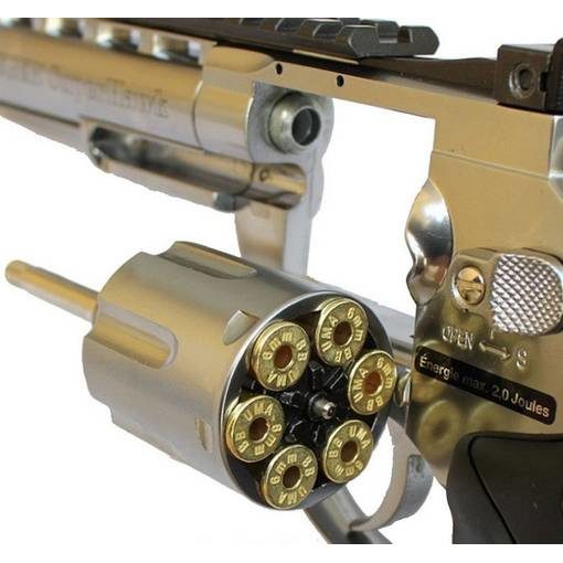 Révolver Ruger Superhawk chrome canon 4'' CO2 Umarex