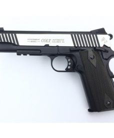 Colt 1911 rail gun bicolore culasse metal Blowback CO2 KWC