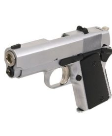 Pistolet Army 1911 Detonics Compact R45 Full metal Argenté GBB