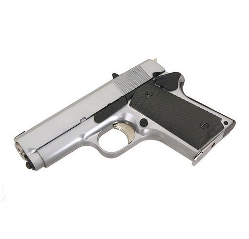 Pistolet Army 1911 Detonics Compact R45 Full metal Argenté GBB