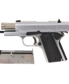 Pistolet Army 1911 Detonics Compact R45 Full metal Argenté GBB