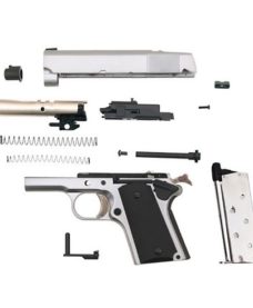 Pistolet Army 1911 Detonics Compact R45 Full metal Argenté GBB