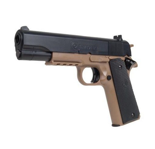 Pistolet Colt 1911 Spring tan-noir Academy