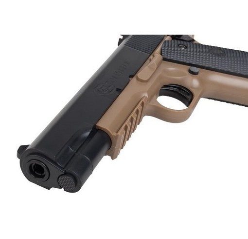 Pistolet Colt 1911 Spring tan-noir Academy