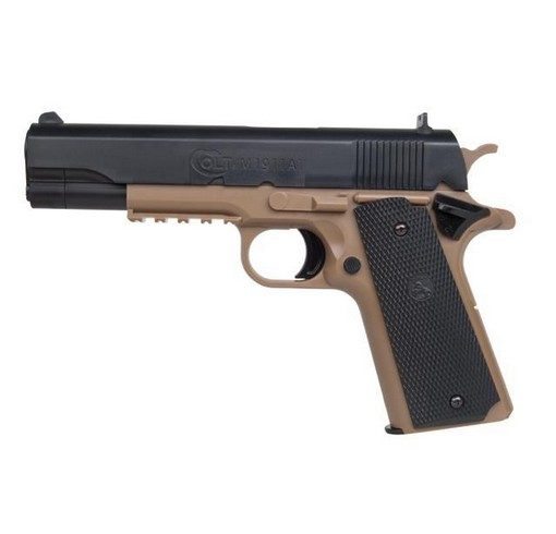 Pistolet Colt 1911 Spring tan-noir Academy