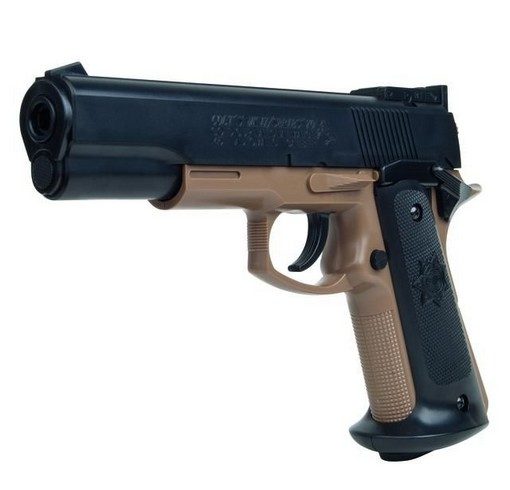 Pistolet Colt MK IV tan-noir spring Academy