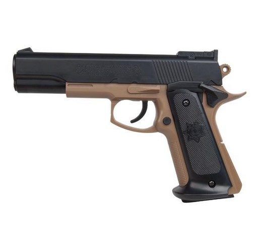 Pistolet Colt MK IV tan-noir spring Academy