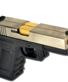 Pistolet Dueller G17.3 double canon argent GBB WE