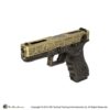 Pistolet G18C Classic floral pattern bronze GBB WE