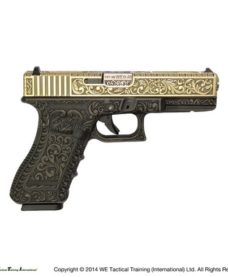 Pistolet G18C Classic floral pattern bronze GBB WE