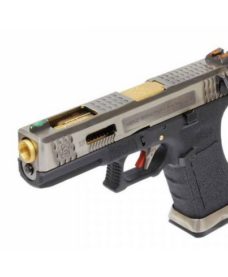 Pistolet G18C Gforce T3 argent or noir GBB WE