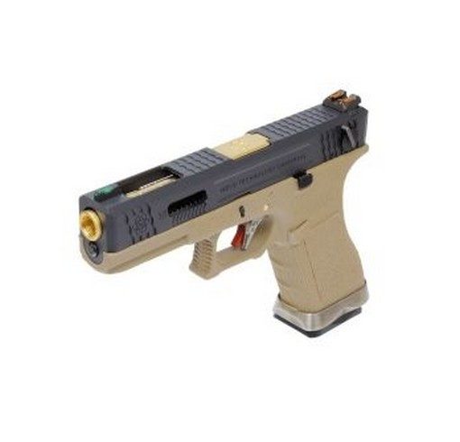 Pistolet G18C Gforce T6 noir or tan GBB WE