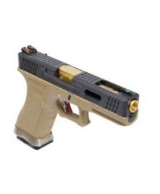Pistolet G18C Gforce T6 noir or tan GBB WE