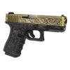 Pistolet G19 Classic floral pattern ivoire GBB WE