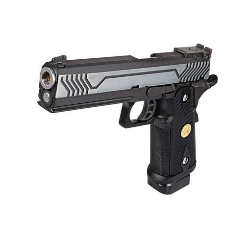 Pistolet Hi Capa 5.1 M1 noir metal Blowback WE