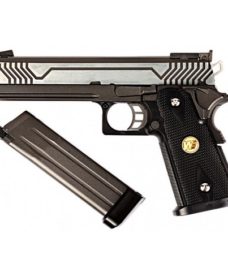 Pistolet Hi Capa 5.1 M1 noir metal Blowback WE