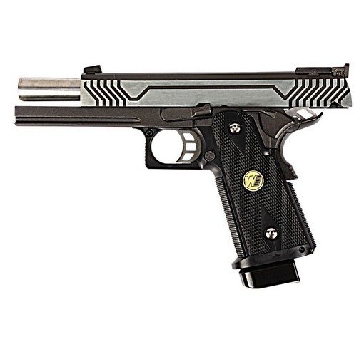 Pistolet Hi Capa 5.1 M1 noir metal Blowback WE