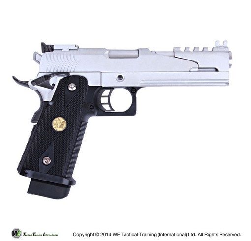 Pistolet Hi Capa 5.1 Version B GBB chrome Gaz WE