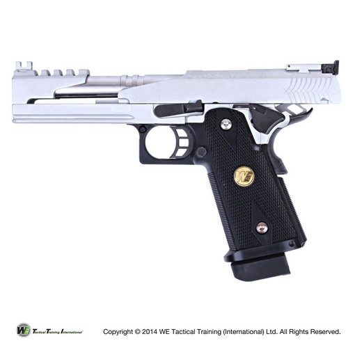 Pistolet Hi Capa 5.1 Version B GBB chrome Gaz WE