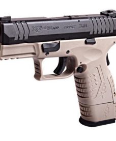 Pistolet XDM ultra compact 3.8 GBB tan 2 chargeurs WE