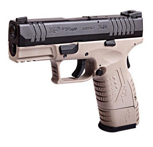 Pistolet XDM ultra compact 3.8 GBB tan 2 chargeurs WE