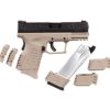 Pistolet XDM ultra compact 3.8 GBB tan 2 chargeurs WE