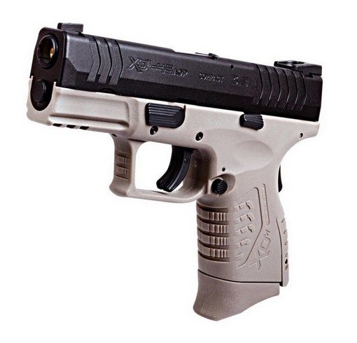 Pistolet XDM ultra compact 3.8 GBB tan 2 chargeurs WE