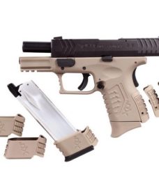 Pistolet XDM ultra compact 3.8 GBB tan 2 chargeurs WE