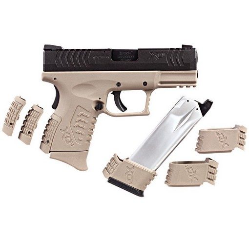 Pistolet XDM ultra compact 3.8 GBB tan 2 chargeurs WE