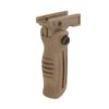 Poignée CQB Airsoft Pliable Rail Picatinny Tan