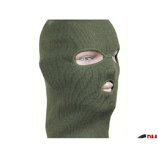 Cagoule Airsoft 3 trous Olive