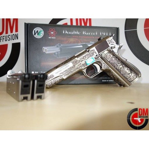 Dueller 1911 Double canon WE Floral Pattern GBB