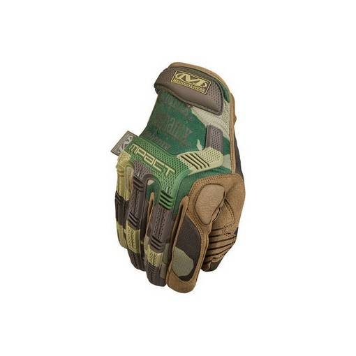 Gants Airsoft Mechanix M-PACT Woodland Taille S