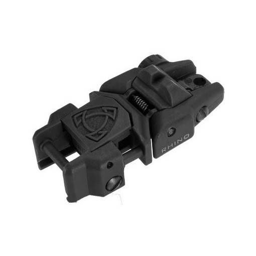 Hausse Flip Up Airsoft Rhino Noire (Arrière)