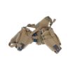 Holster horizontal Airsoft Tan porte-chargeur