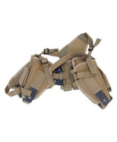 Holster horizontal Airsoft Tan porte-chargeur
