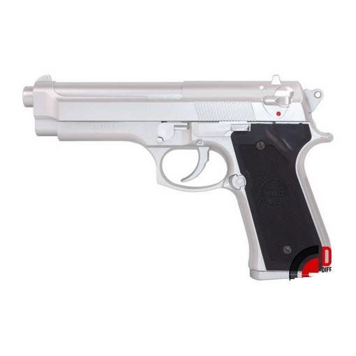 KWC M92 Airsoft Model Silver GBB