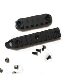 Lot de 2 rails Keymod 1x 5 Slot et 1x 9 Slot Bolt Airsoft