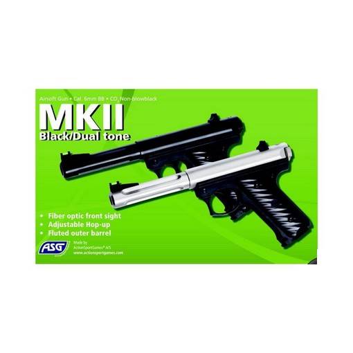 Pistolet MK II Noir Airsoft a17683