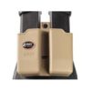 Paddle rotatif Glock 9mm Khaki 6900K RT Porte chargeur double