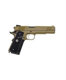 Pistolet WE MEU 1911 GBB Tan avec rail